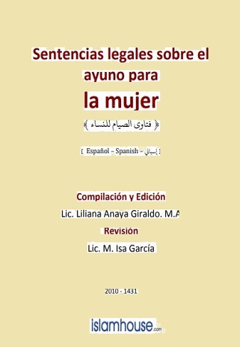 Veredictos legales sobre el ayuno para la mujer